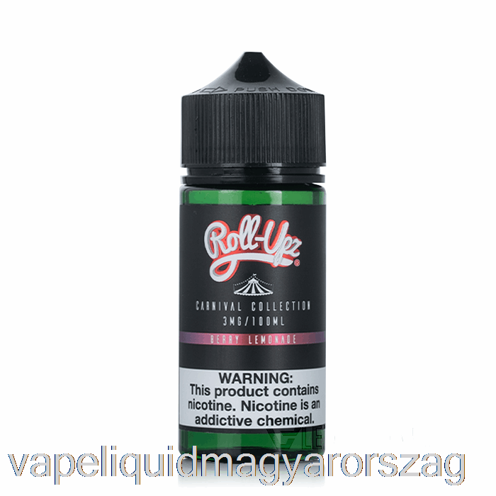 Karnevál - Bogyós Limonádé Levével Roll-upz - 100ml 3mg Vape Folyadék